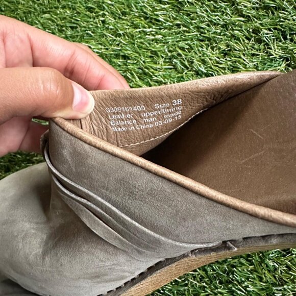 DANSKO taupe grey leather clogs - Picture 6 of 6